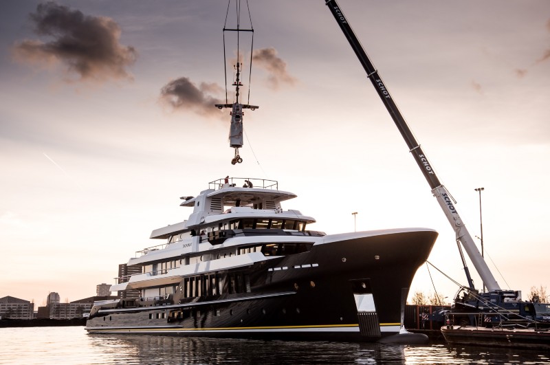 Hakvoort Shipyard launches 63m flagship superyacht SCOUT