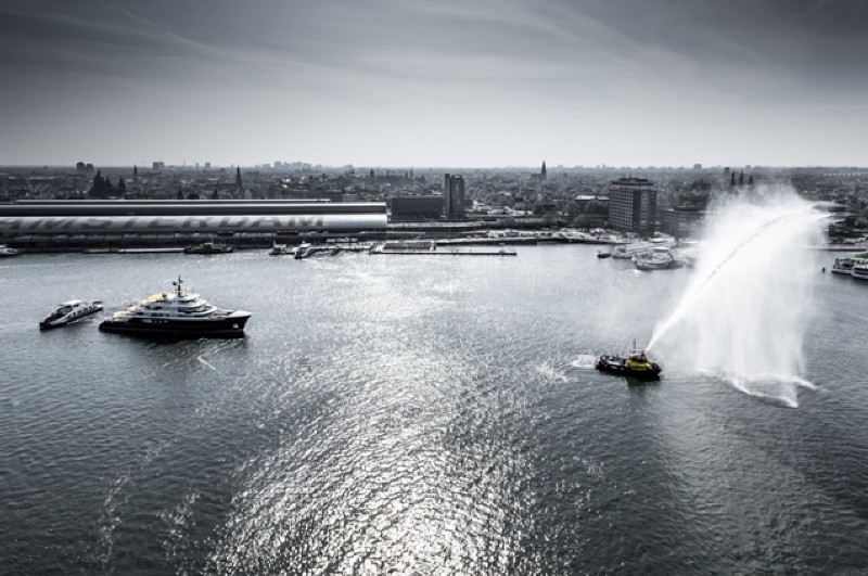 SCOUT LEAVES AMSTERDAM ON MAIDEN VOYAGE 